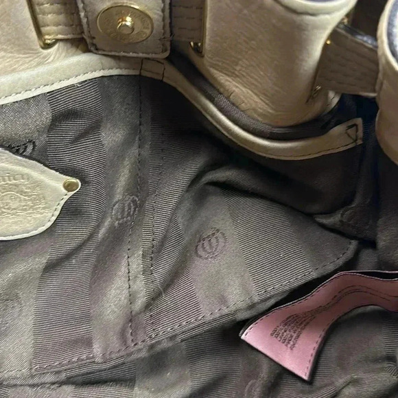 Juicy Couture Purse Tan Leather - Picture 14 of 14